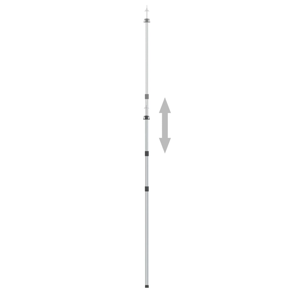 Teleskoparm für Planenlänge 102-260 cm aus Aluminium