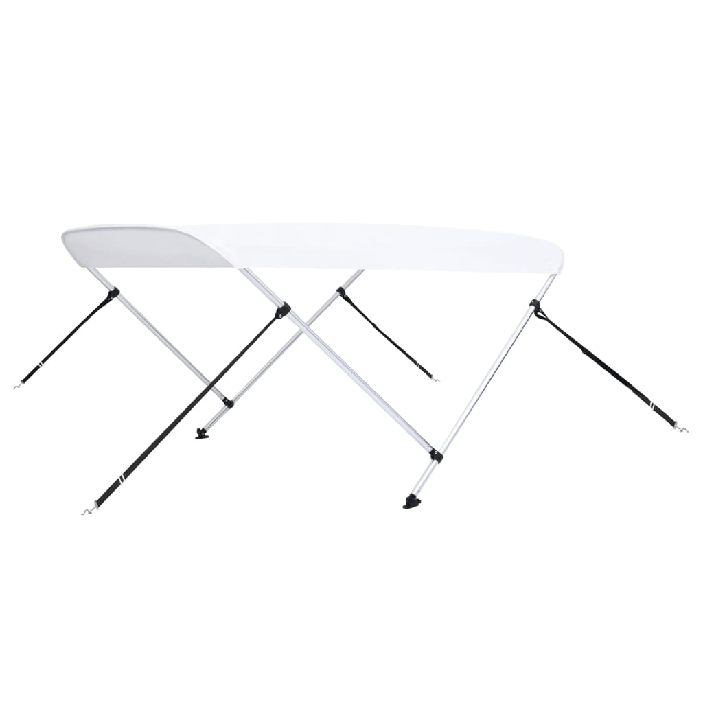 2-arch bimini top white 150x120x110 cm