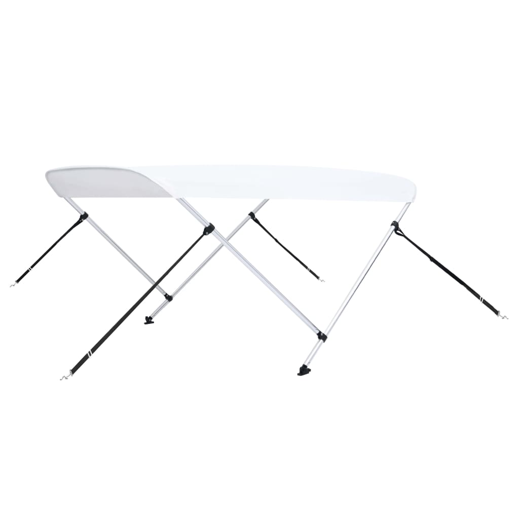 2-arch bimini top white 180x130x110 cm