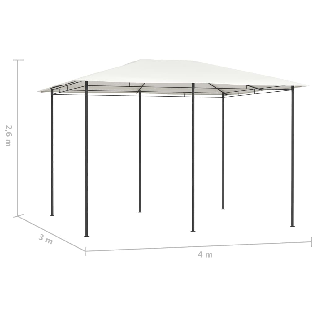 Huvimaja 3x4x2,6 m kerma 160 g/m²