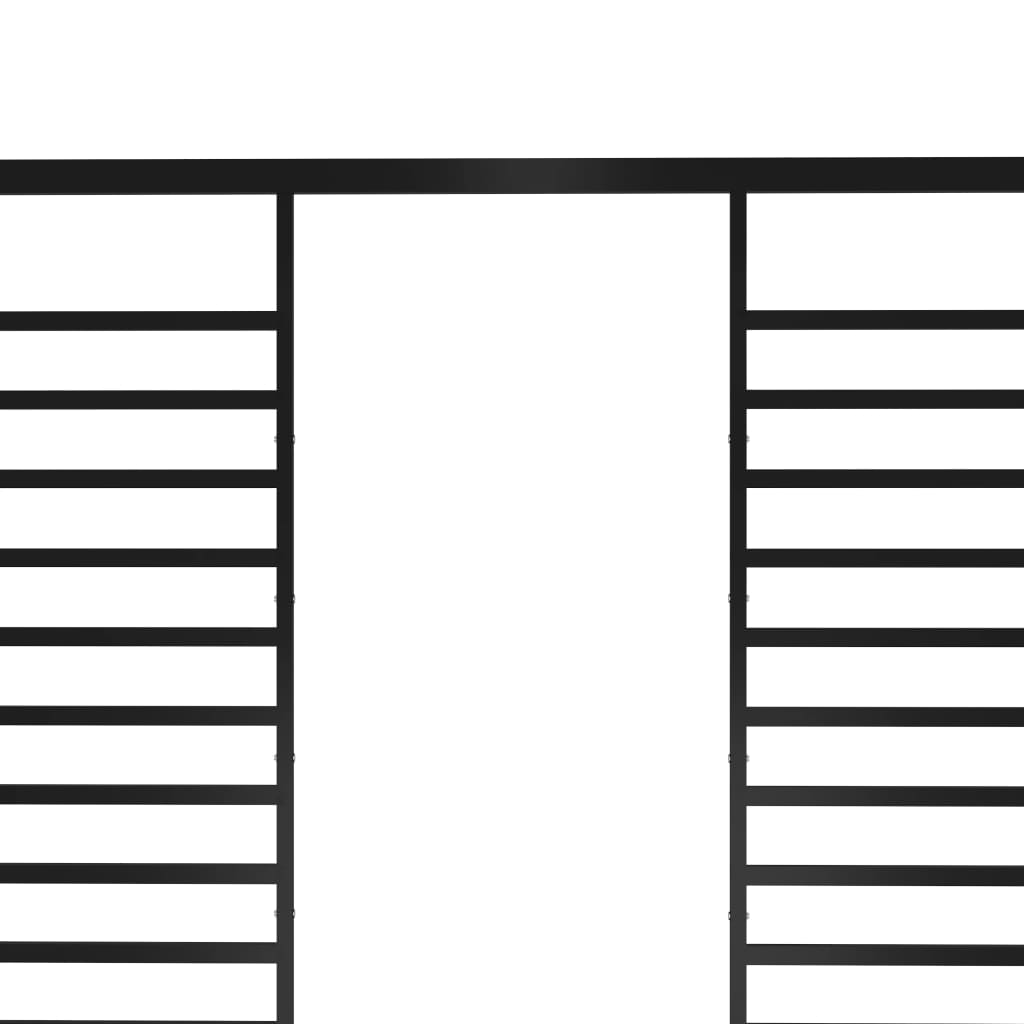 Huvimaja sisäänvedettävä katto 4x3x2,3 m antrasiitti 180 g/m²