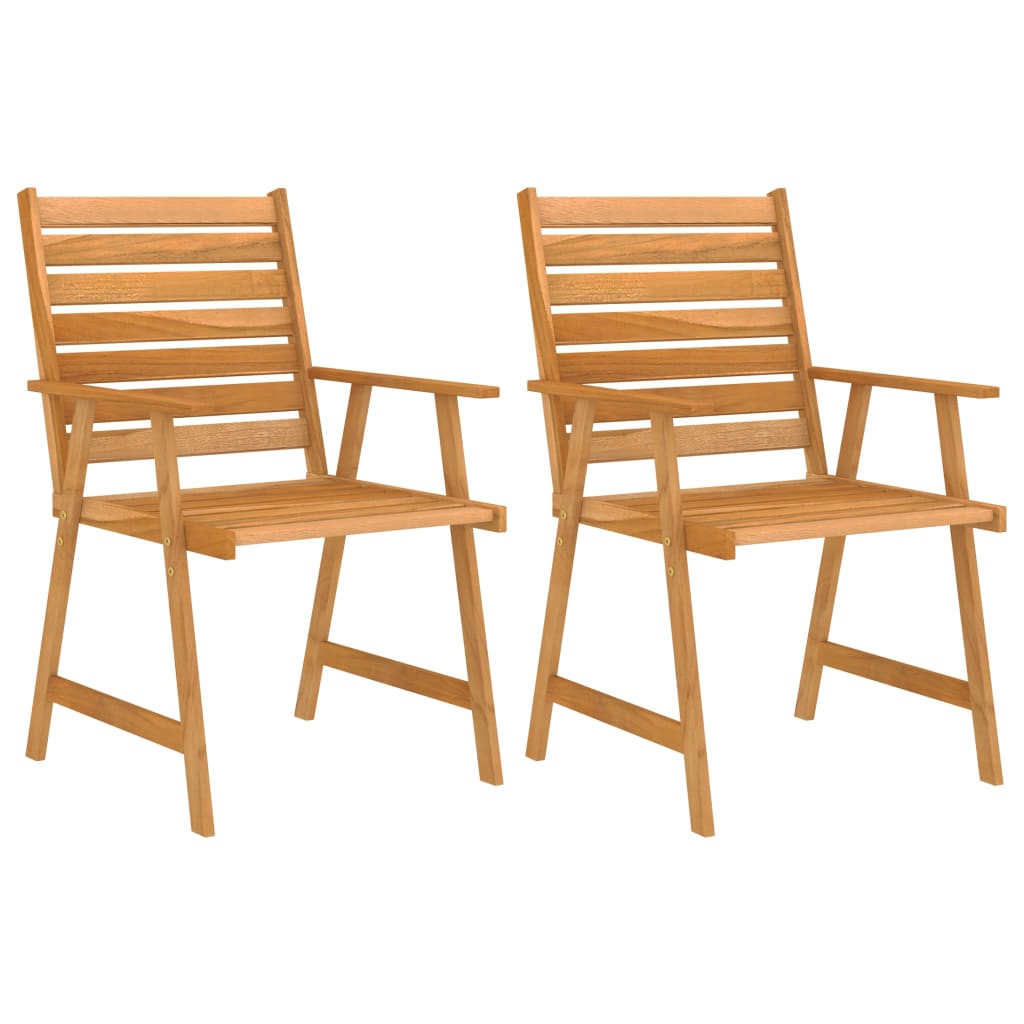 3-piece outdoor dining set solid acacia wood