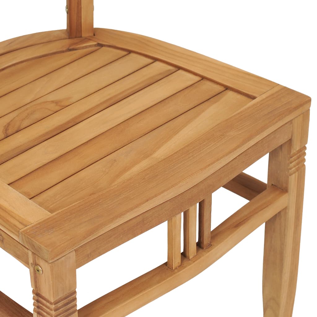 3-piece outdoor dining set solid teak