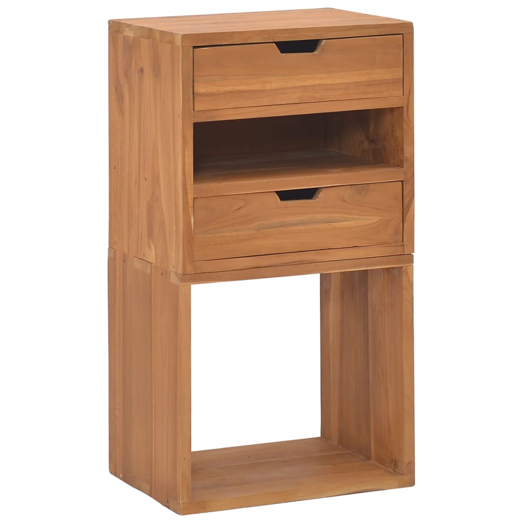 Storage cabinet 40x30x76 cm solid teak