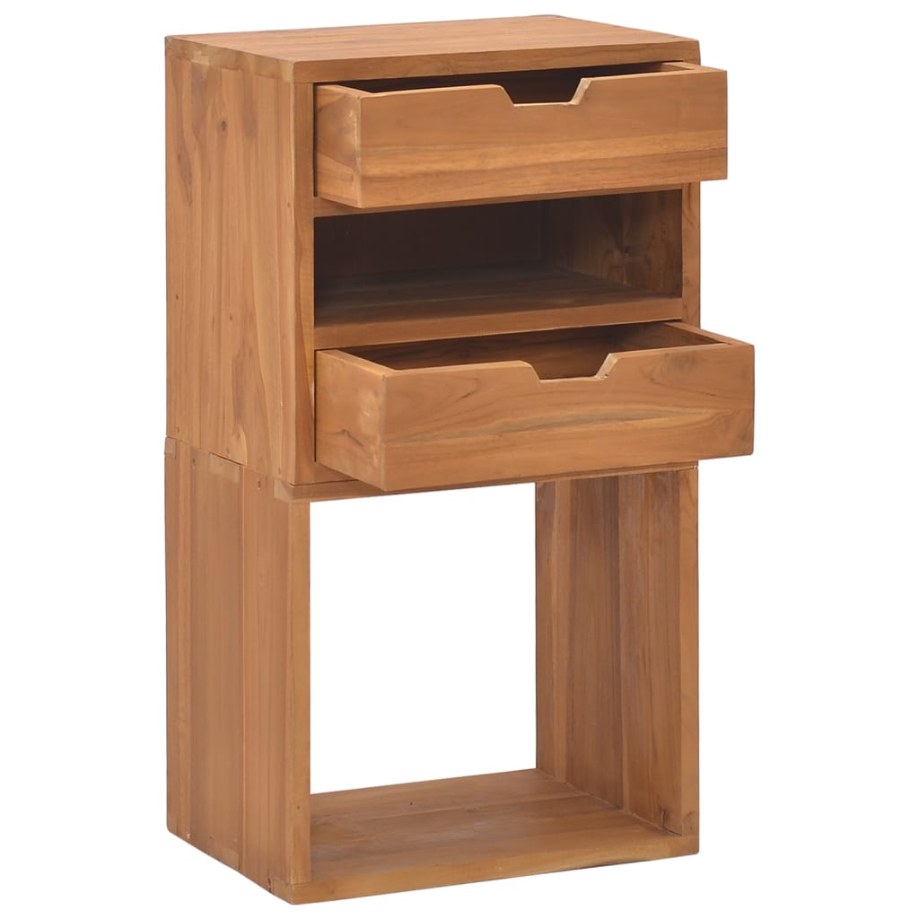 Storage cabinet 40x30x76 cm solid teak