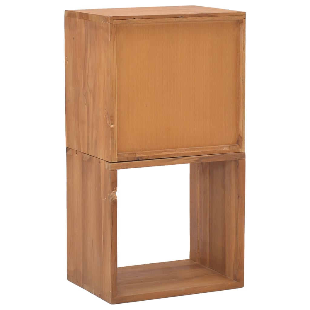 Storage cabinet 40x30x76 cm solid teak