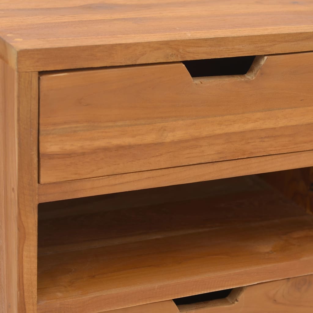 Storage cabinet 40x30x76 cm solid teak