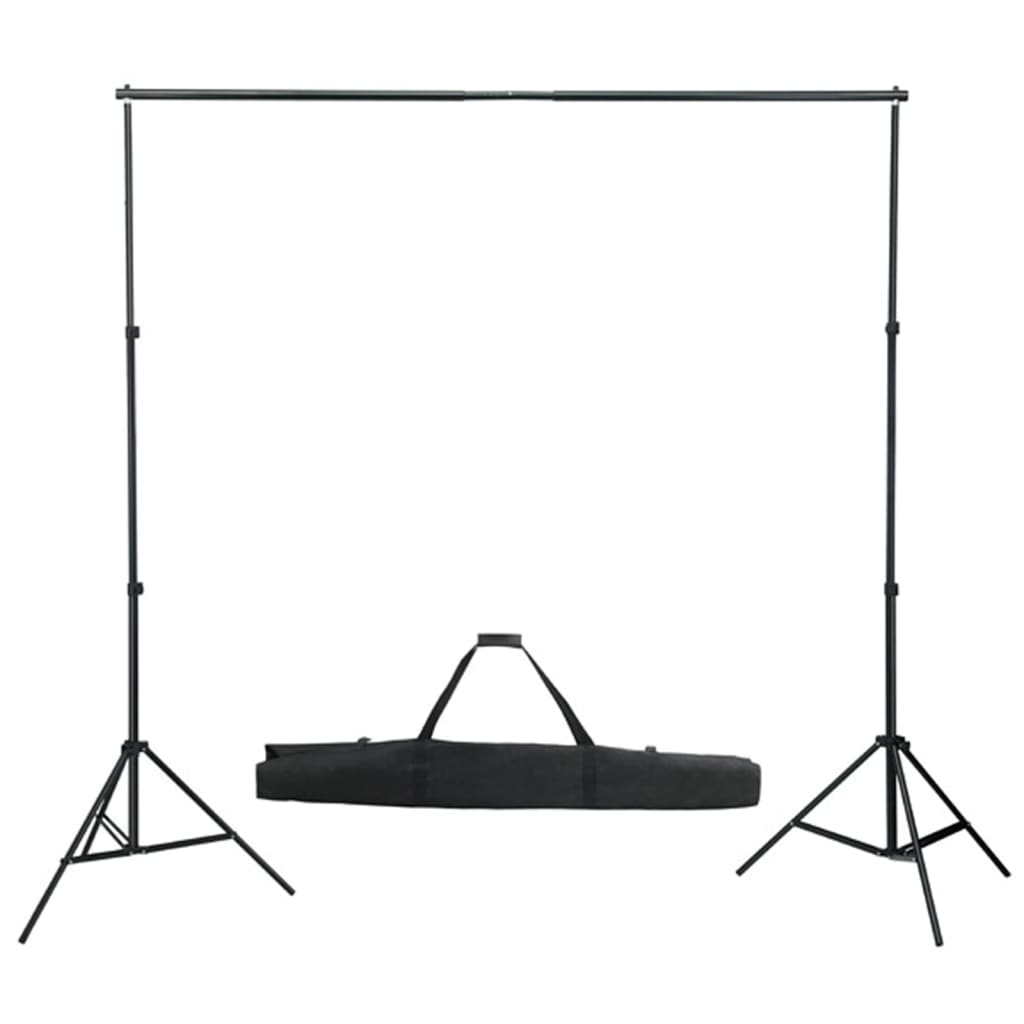 Valokuvastudiosarja softbox-valot, taustakangas ja heijastin