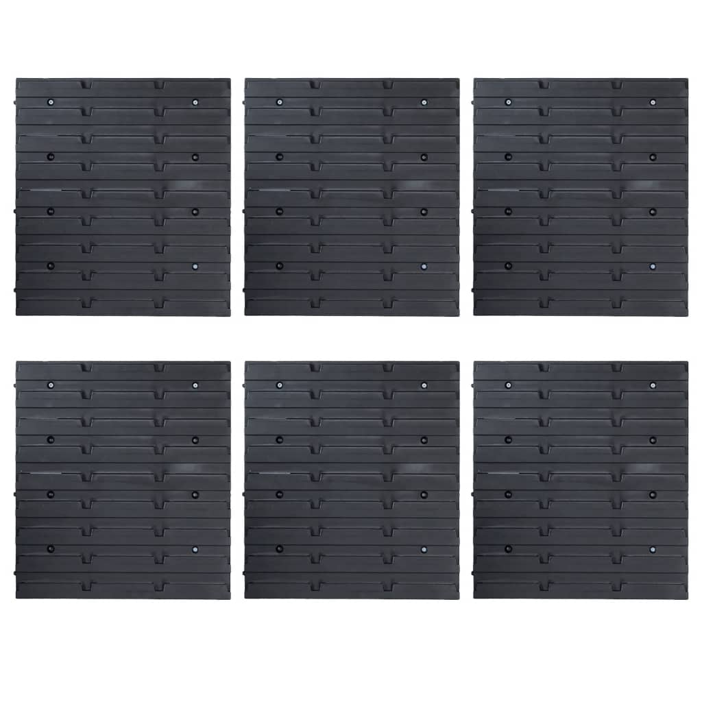 103-piece storage compartment set with wall panels red-black