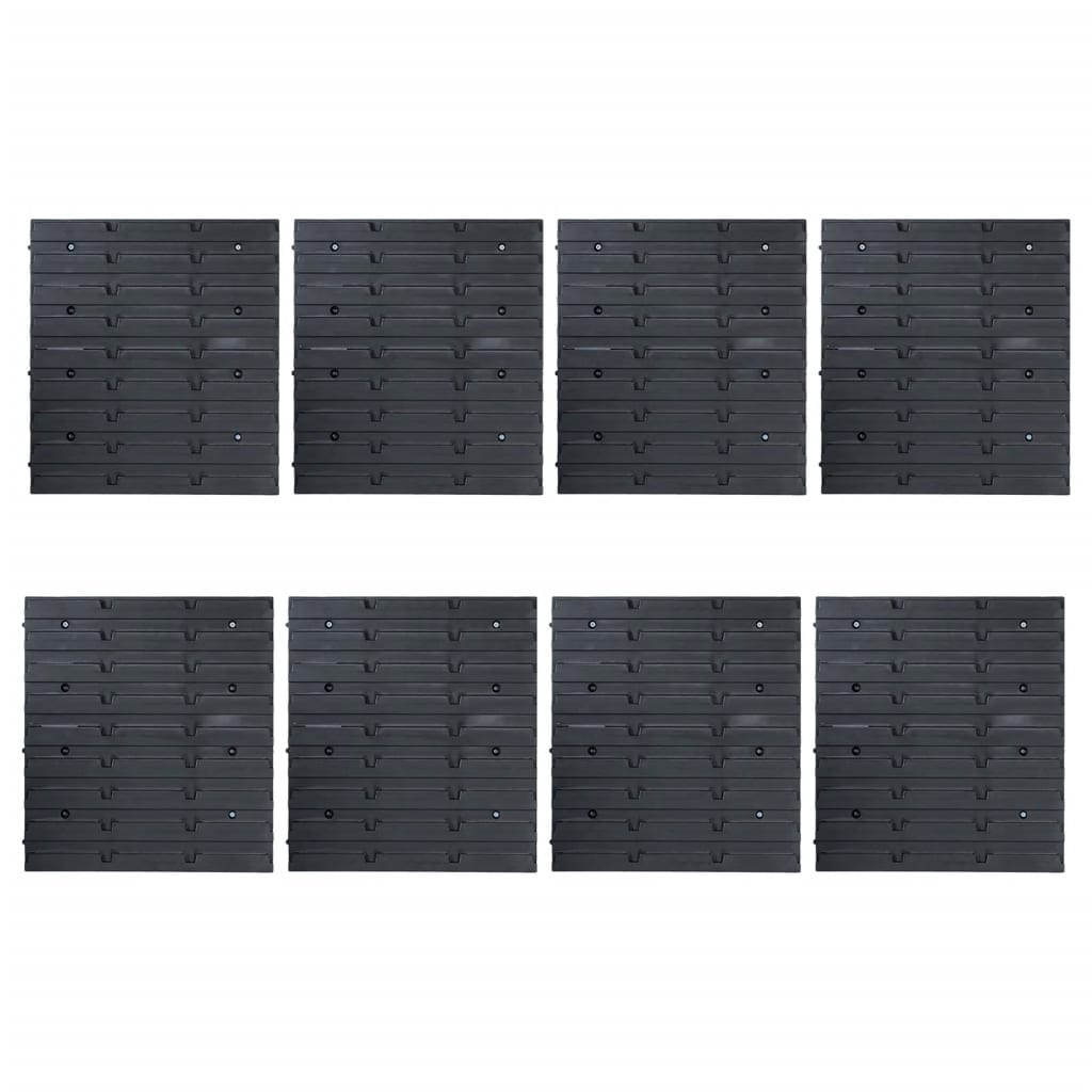 141-piece storage compartment set with wall panels red-black