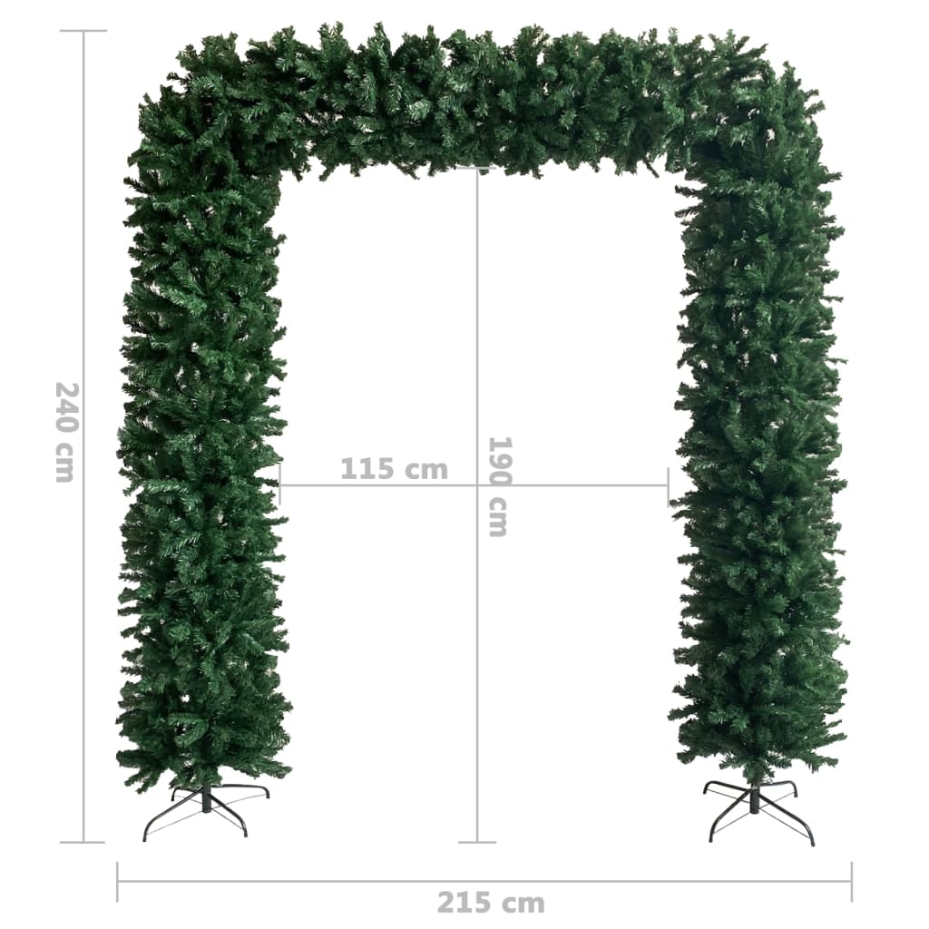 Joulukuusikaari vihreä 240 cm