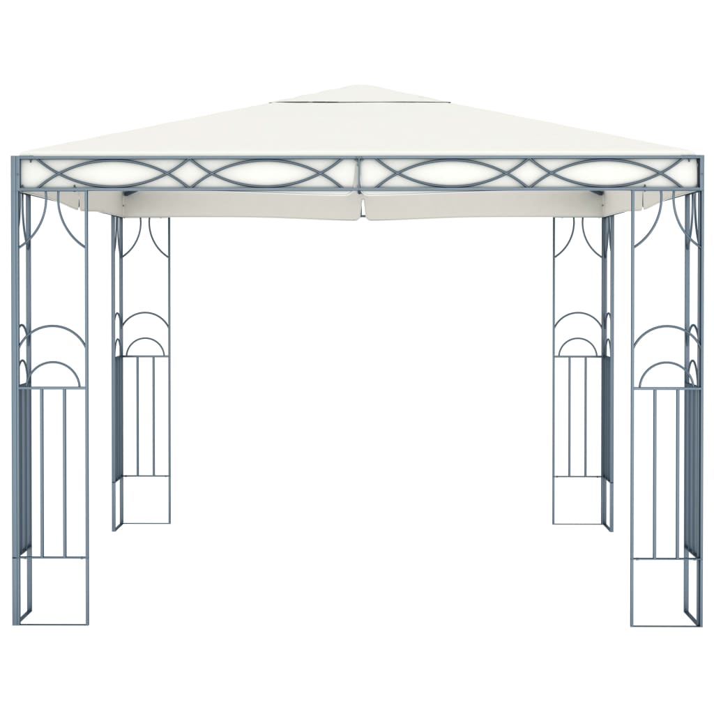 Huvimaja LED-valonauhoilla 300x300 cm kerma