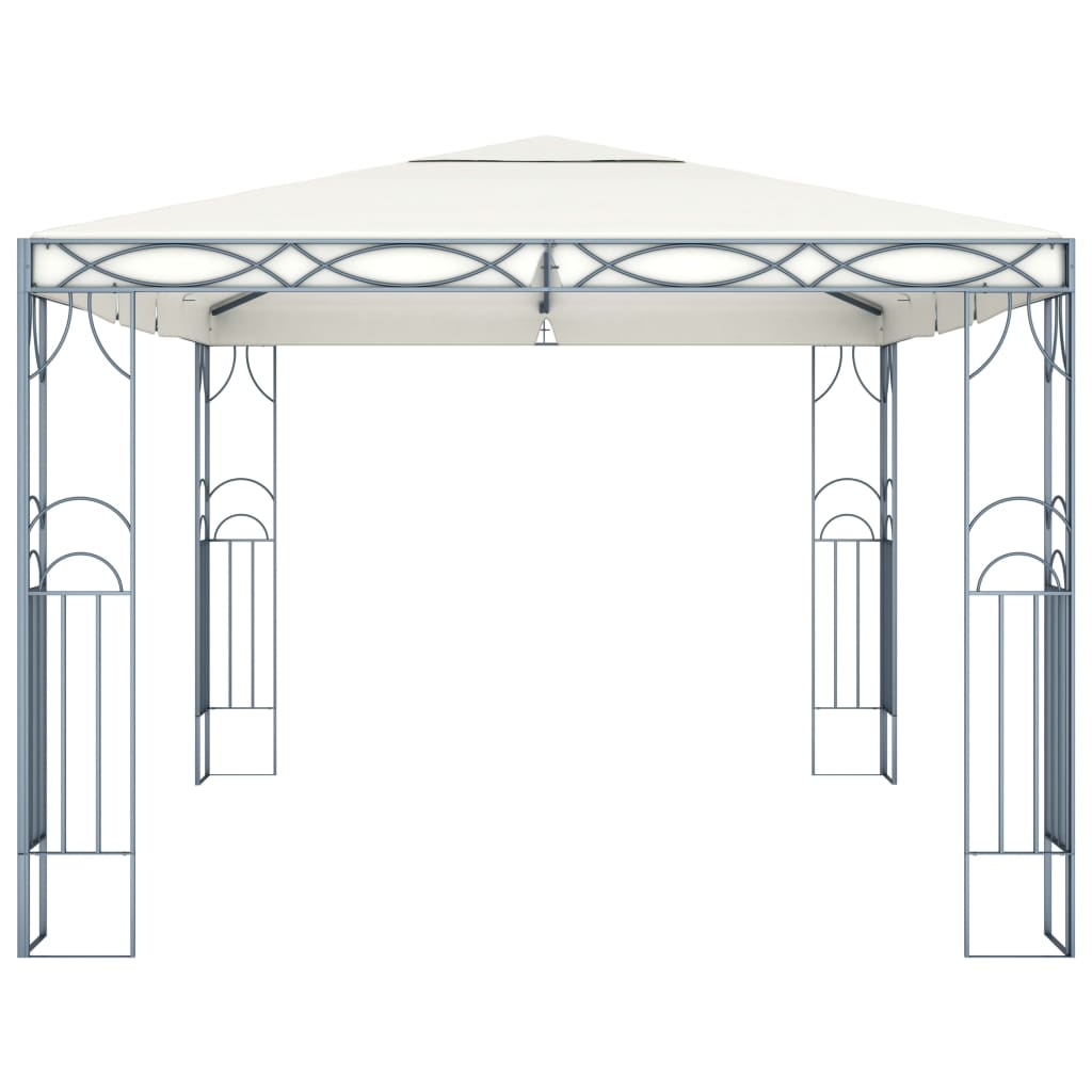 Huvimaja LED-valonauhoilla 400x300 cm kerma