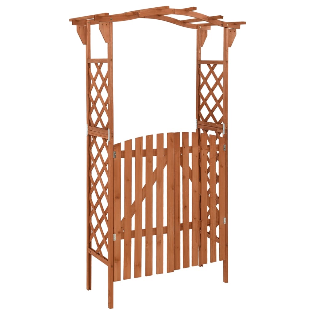 Pergola portilla 116x40x204 cm täysi kuusi