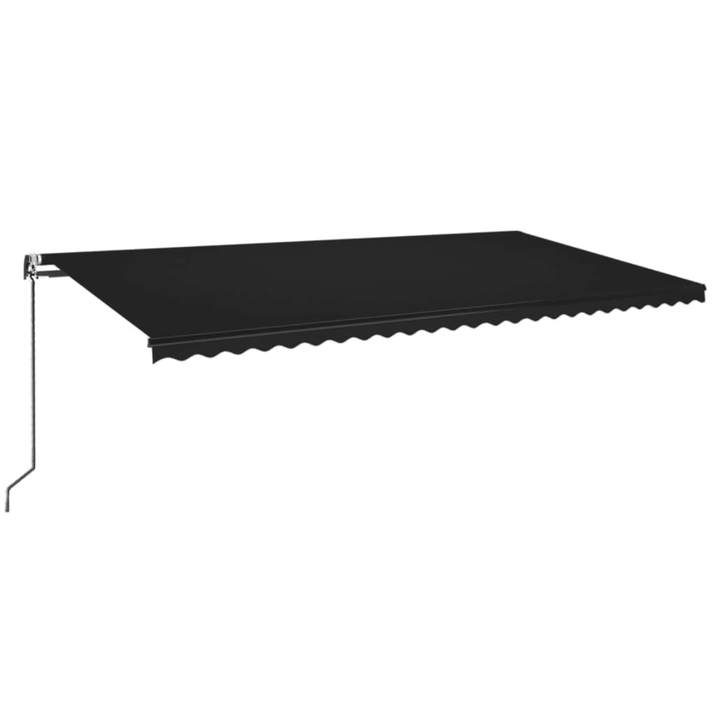 Automatic retractable awning 600x350 cm anthracite