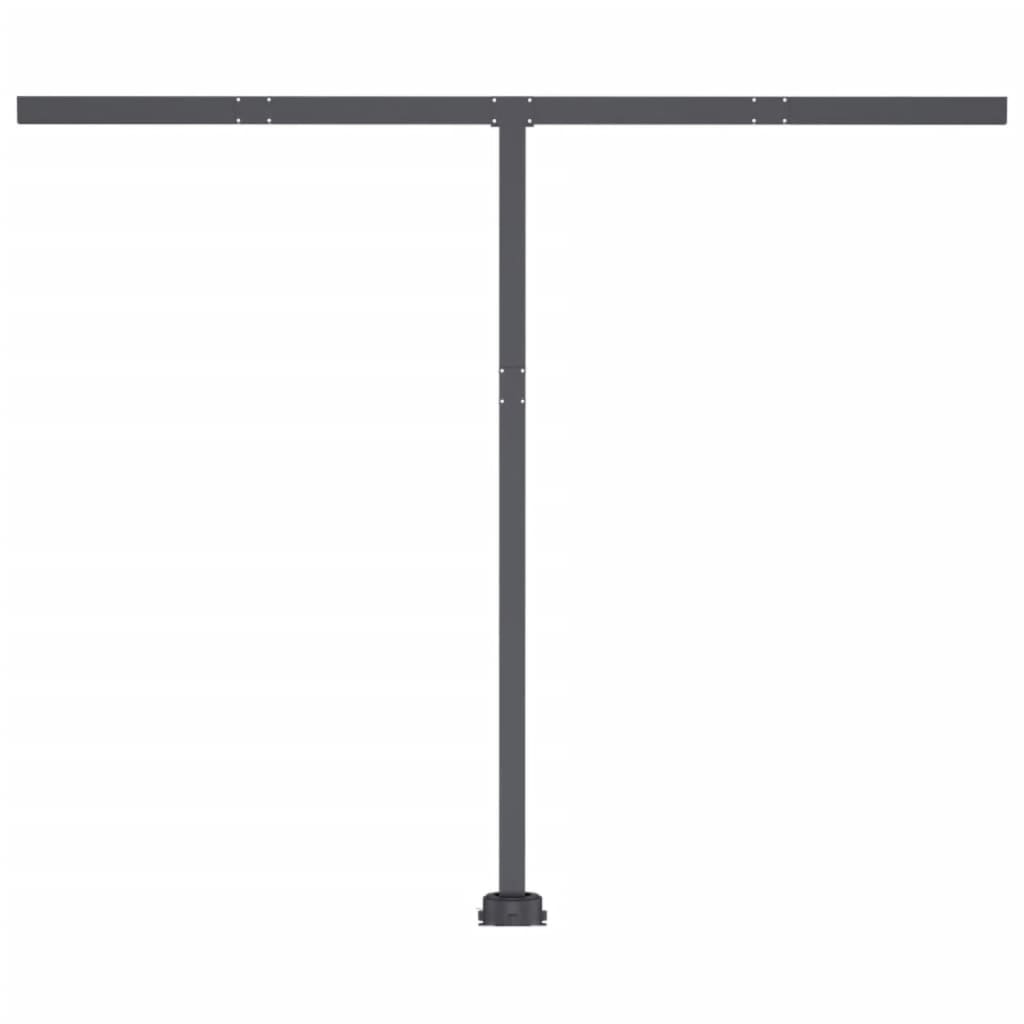 Retractable awning LED/wind sensor 300x250cm anthracite