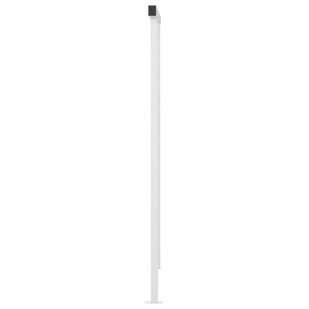 Retractable awning LED/wind sensor 5x3.5m yellow-white