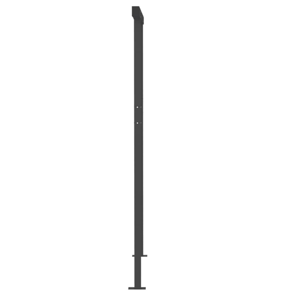 Retractable awning LED/wind sensor 3x2.5 m anthracite