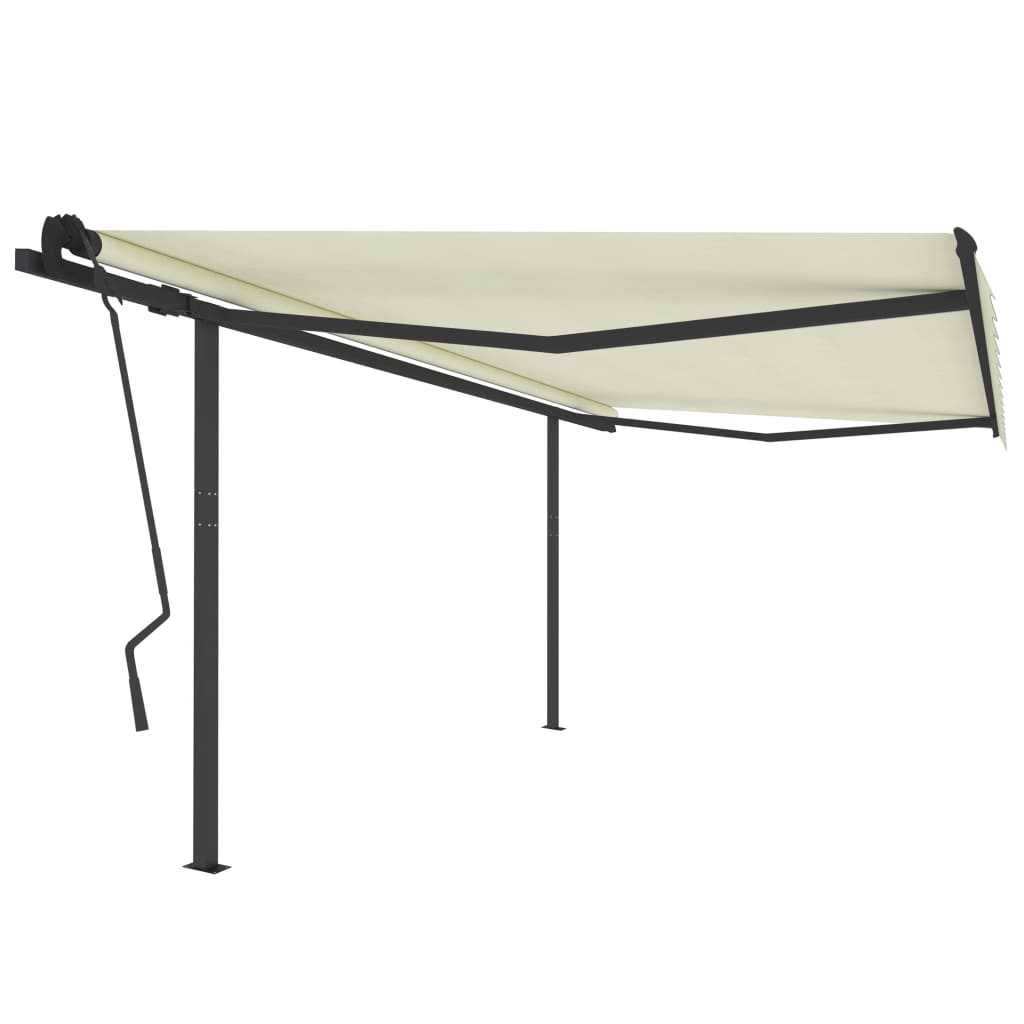 Automatic retractable awning 4.5x3.5 m cream