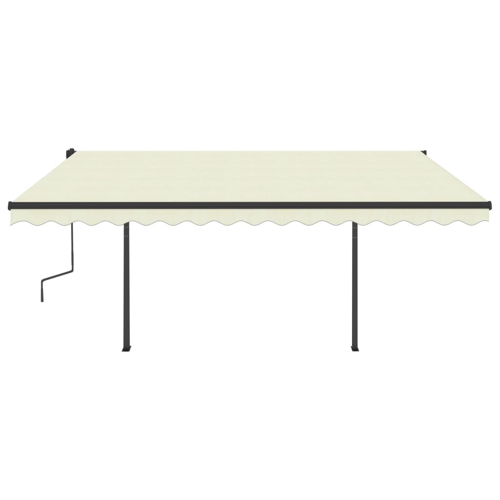 Automatic retractable awning 4.5x3.5 m cream