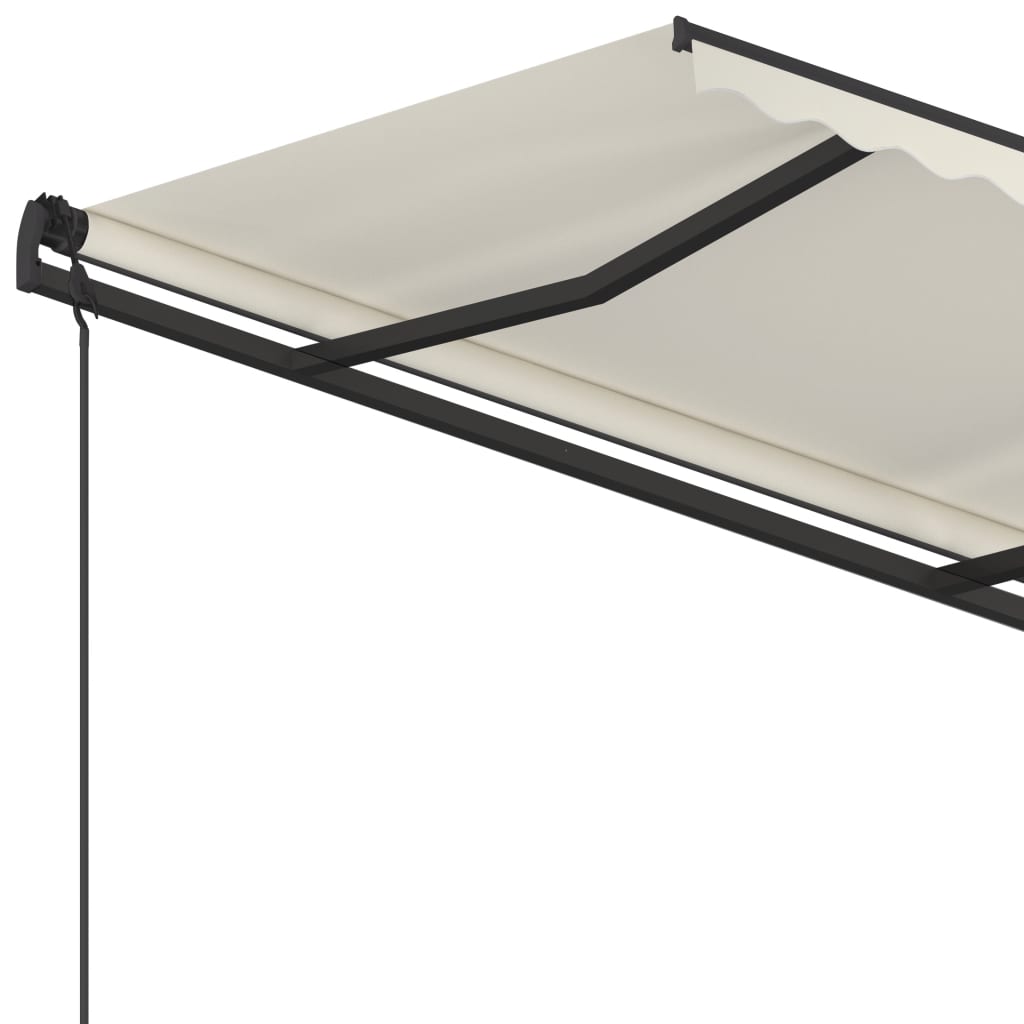 Automatic retractable awning 4.5x3.5 m cream