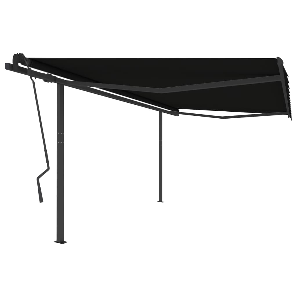 Automatic retractable awning 4.5x3.5 m anthracite