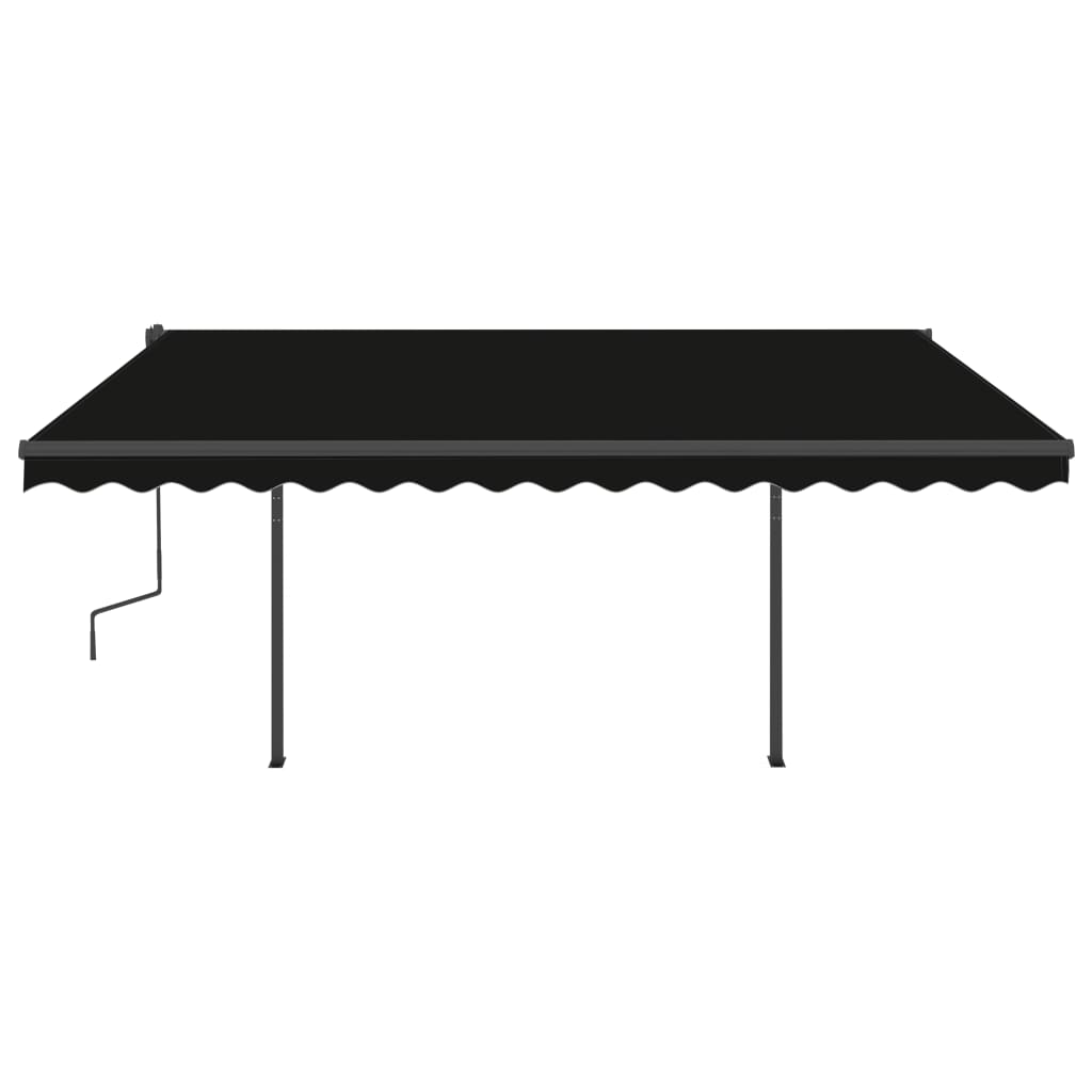 Automatic retractable awning 4.5x3.5 m anthracite