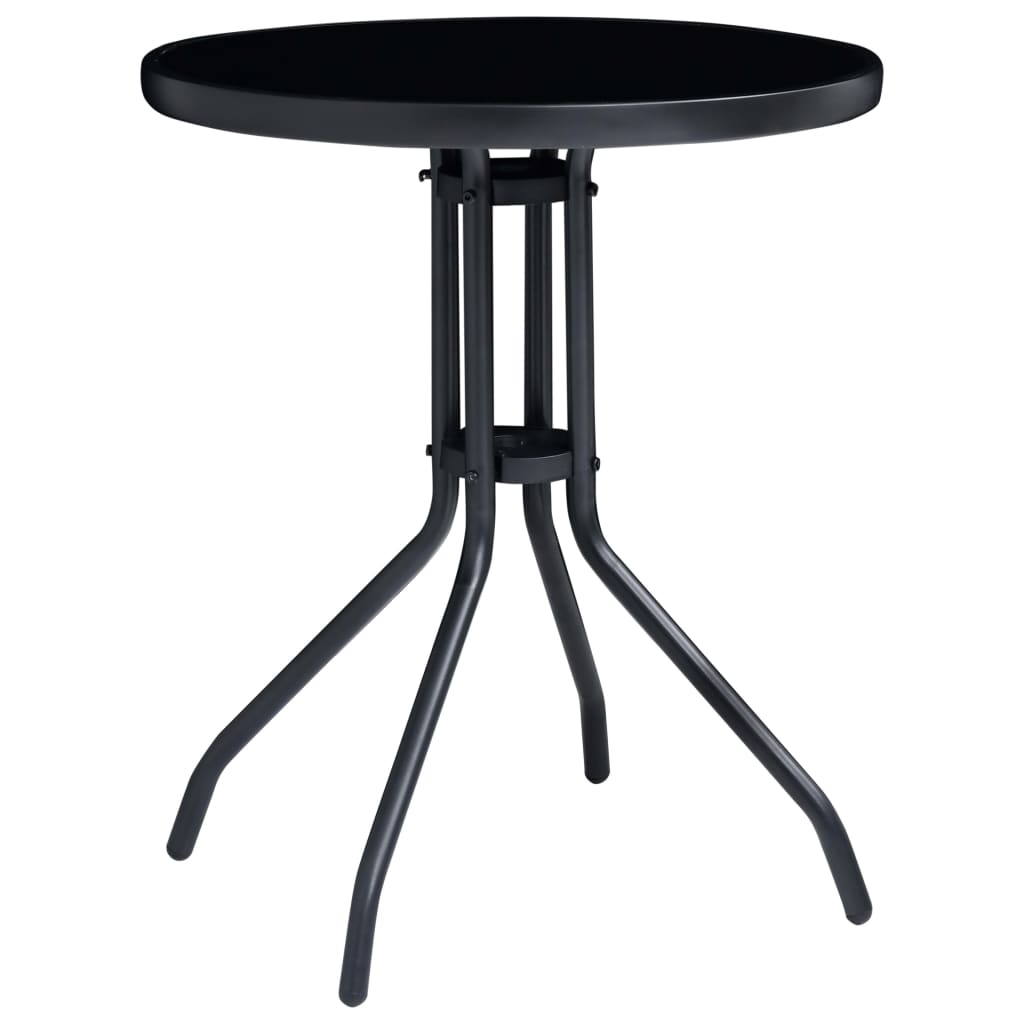 3-piece Bistro set black and anthracite