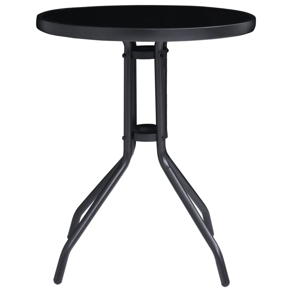 3-piece Bistro set black and anthracite