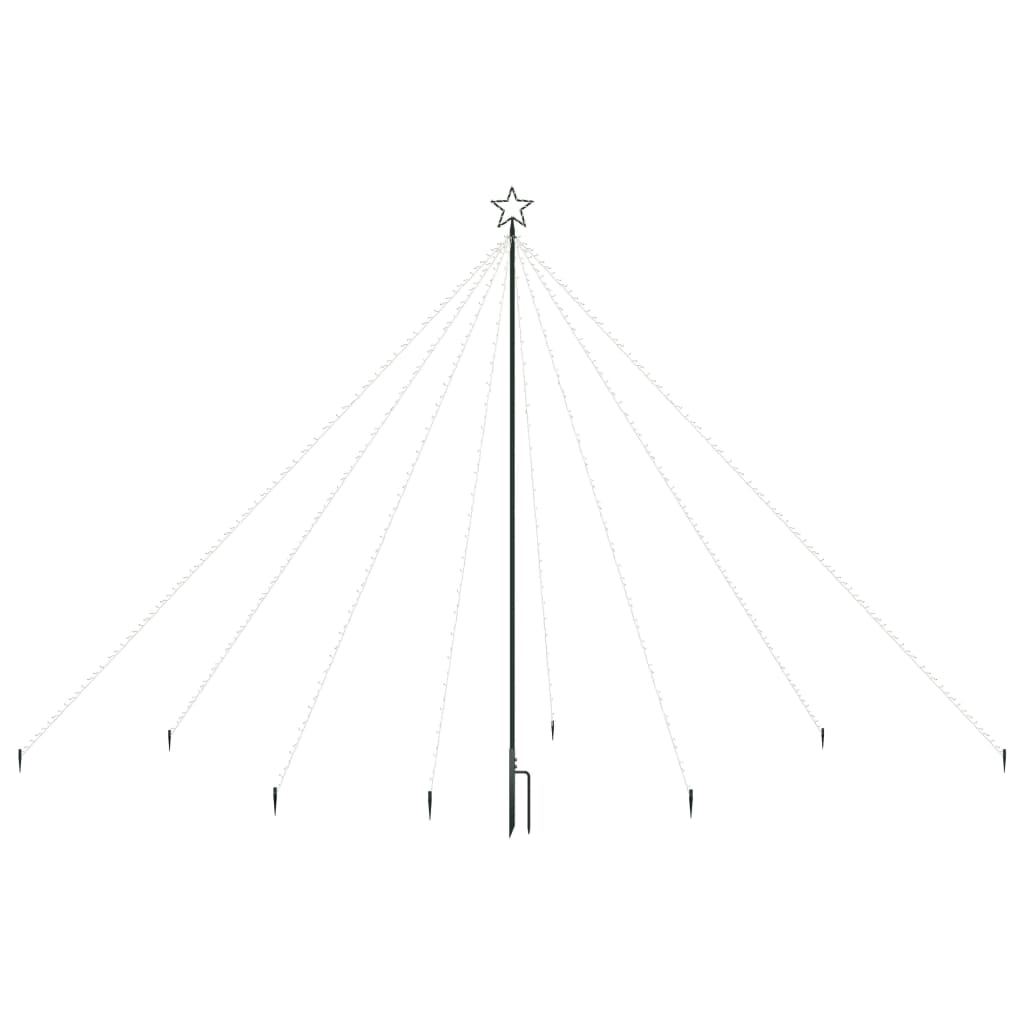 Joulukuusen valot sisä-/ulkokäyttöön 576 x LED sininen 3,6m