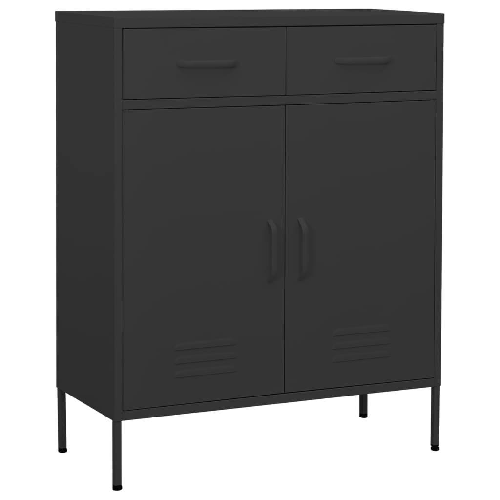 Storage cabinet anthracite 80x35x101.5 cm steel