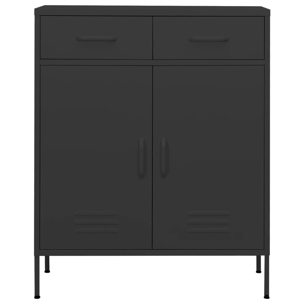 Storage cabinet anthracite 80x35x101.5 cm steel