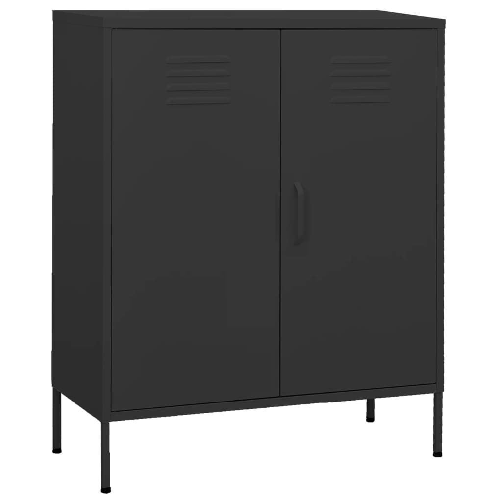 Storage cabinet anthracite 80x35x101.5 cm steel