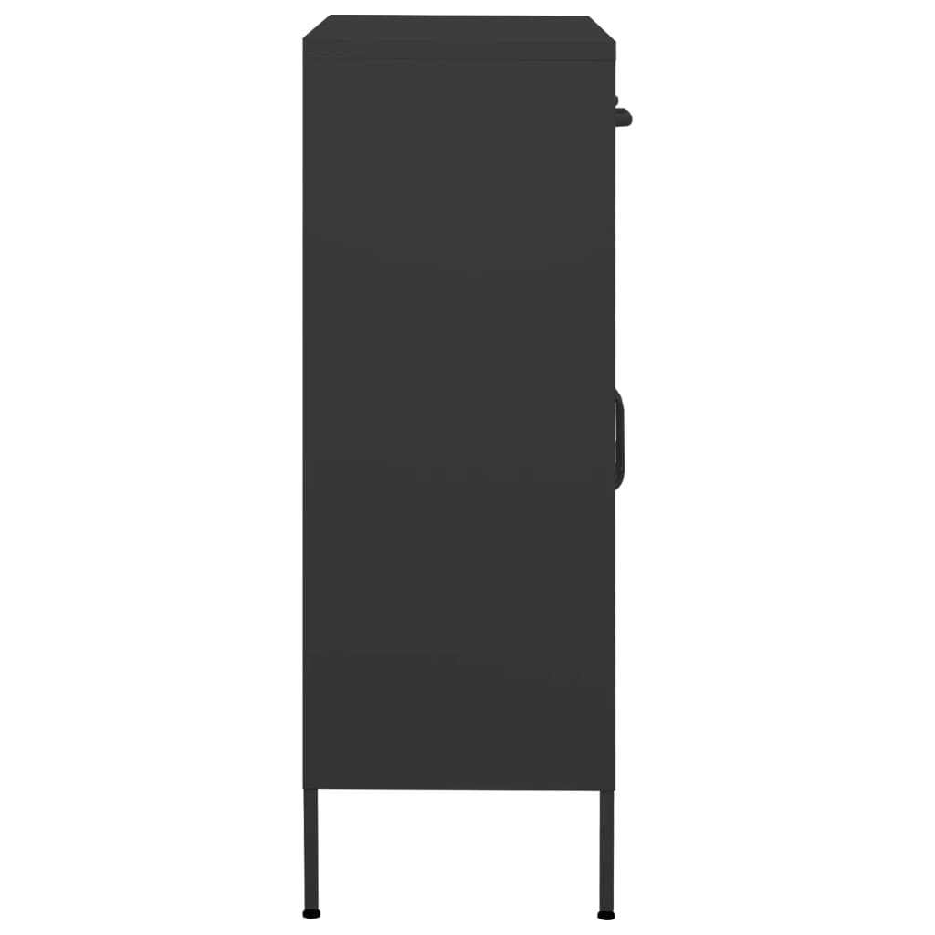 Storage cabinet anthracite 80x35x101.5 cm steel