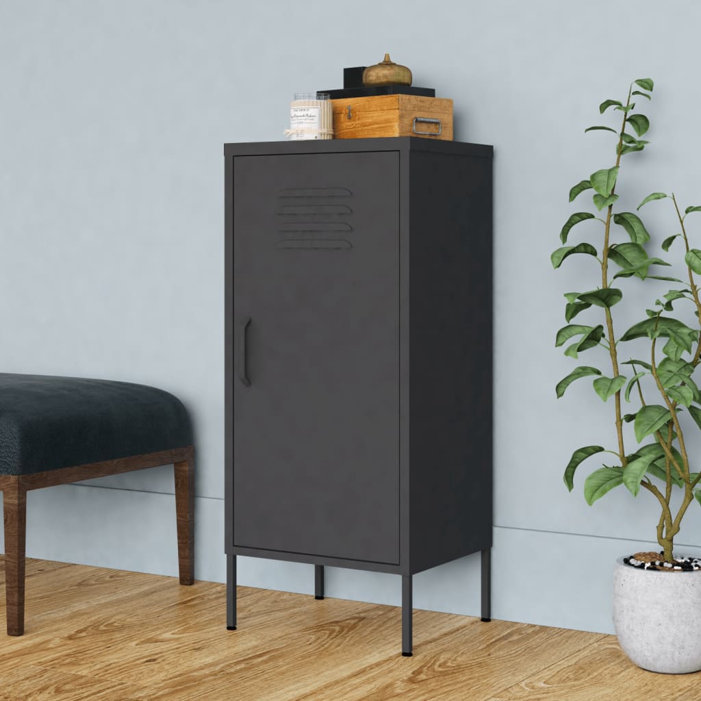 Storage cabinet anthracite 42.5x35x101.5 cm steel