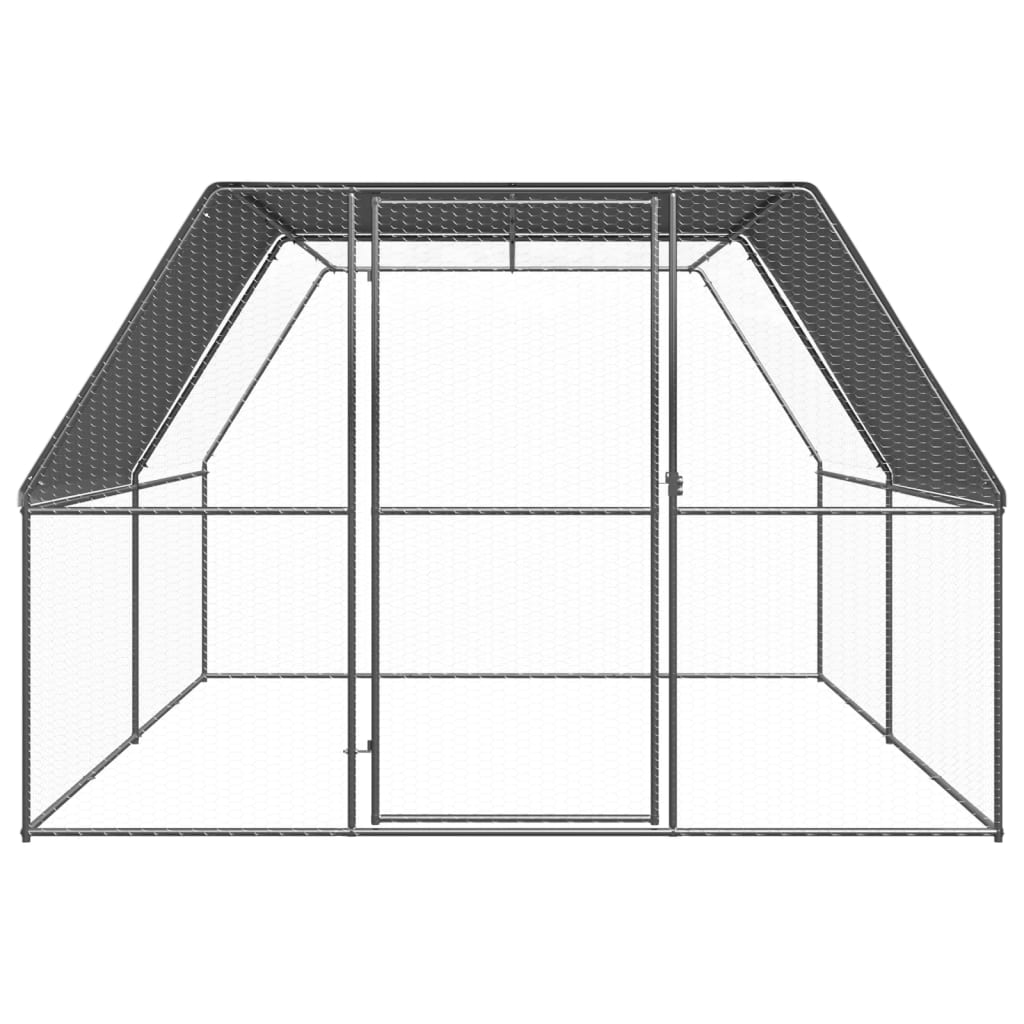 Ulkotilan kanahäkki 3x4x2 m galvanoitu teräs