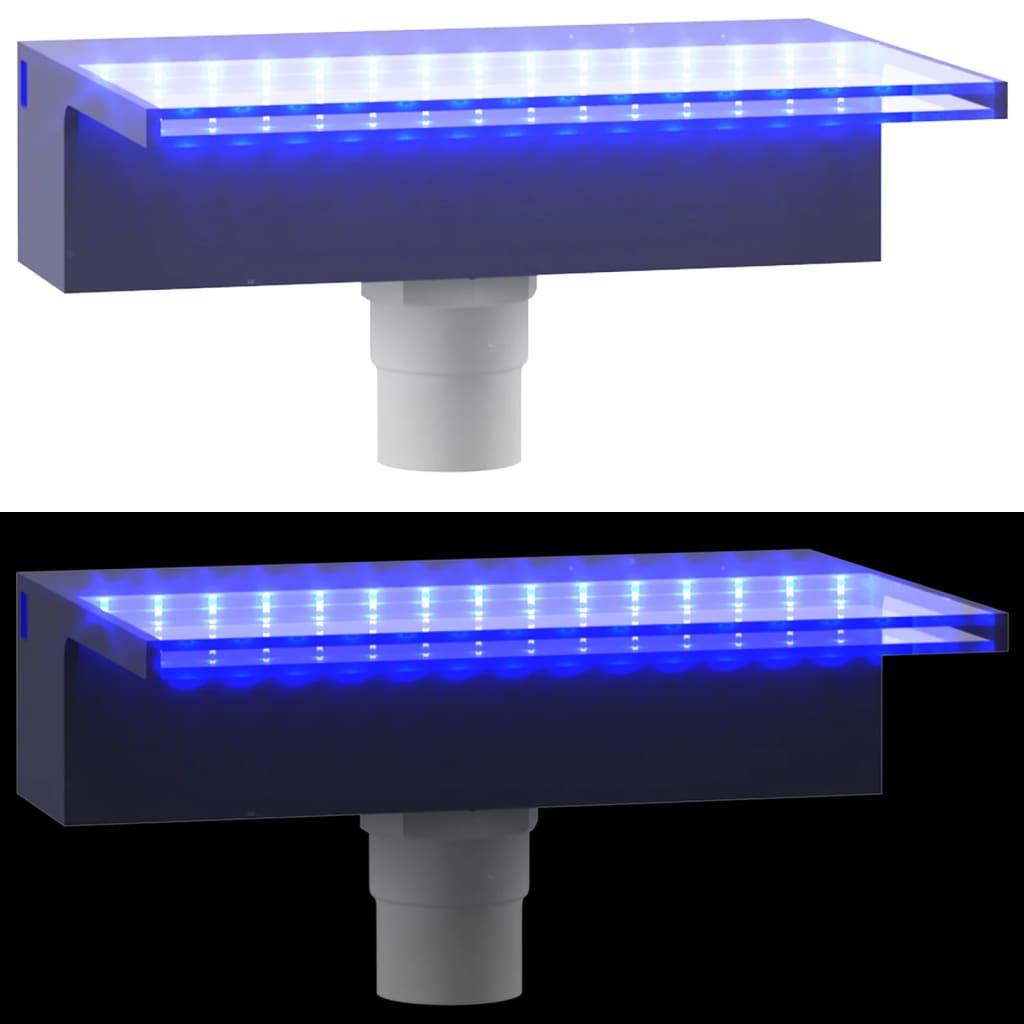 Vesiputous RGB LED-valoilla akryyli 30 cm