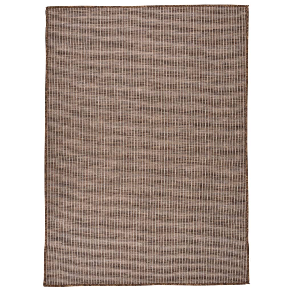 Ulkomatto Flatweave 200x280 cm ruskea