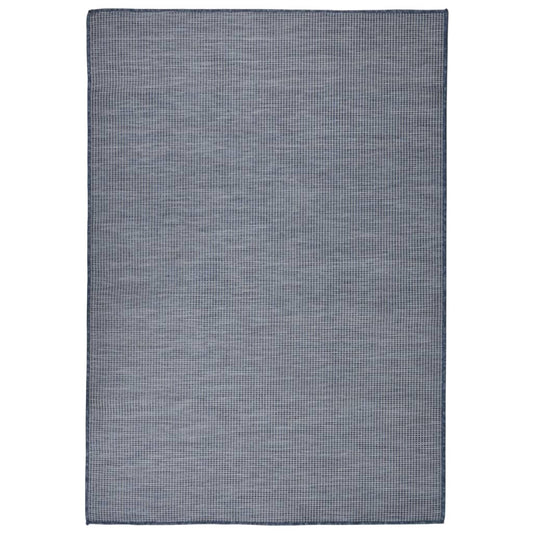 Outdoor-Teppich Flachgewebe 160x230 cm blau