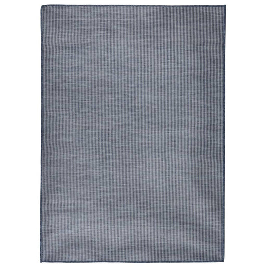 Outdoor-Teppich Flachgewebe 200x280 cm blau