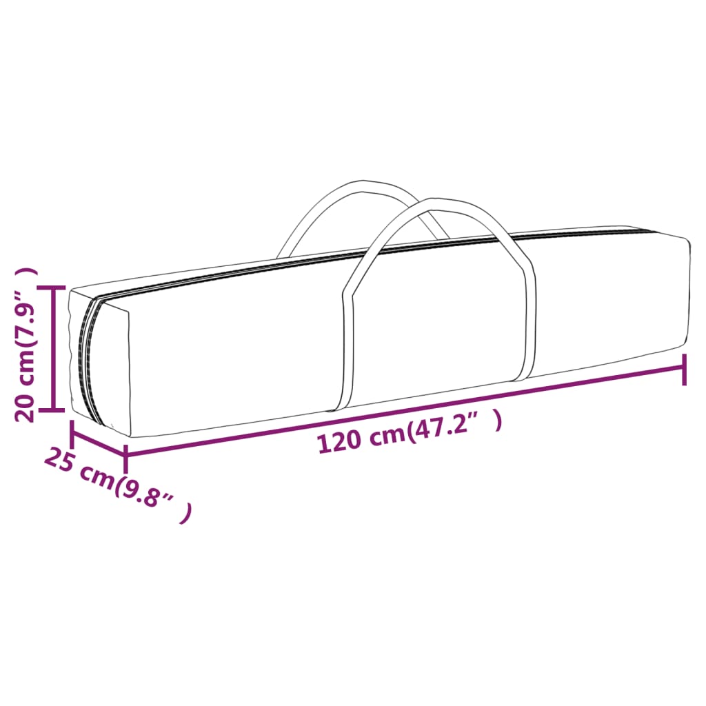 Kokoontaittuva juhlateltta sivuseinillä valkoinen 3x3 m