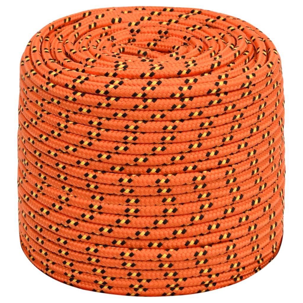 Bootsseil orange 6 mm 25 m Polypropylen