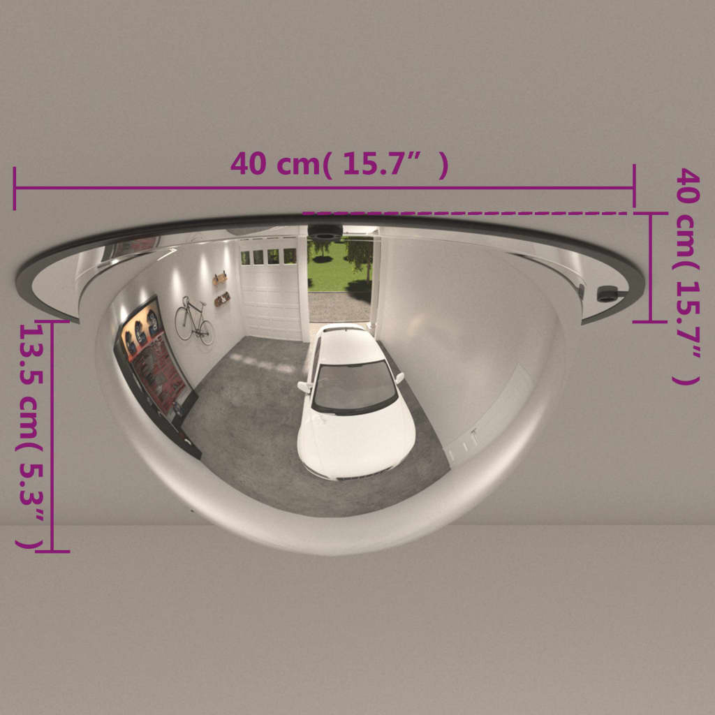 Kokokupu liikennepeili Ø40 cm akryyli