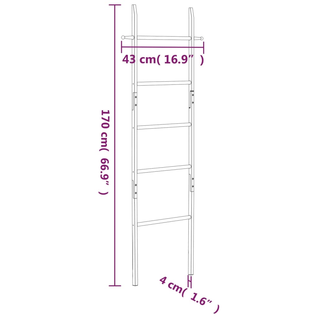 Pyyhetikkaat 170 cm täysi pähkinäpuu