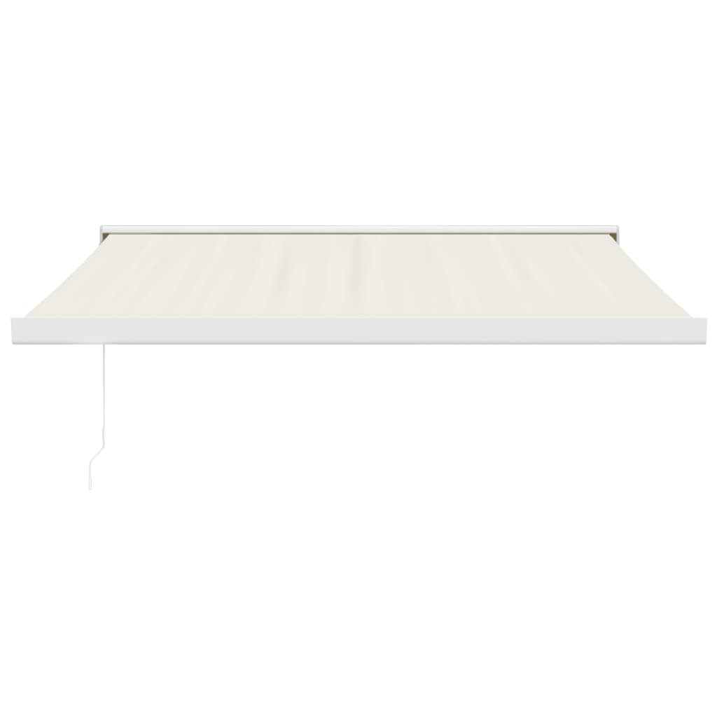 Retractable awning cream 3x2.5 m fabric/aluminum