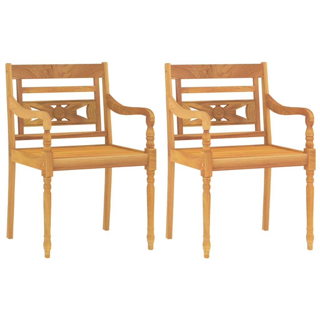 3-piece outdoor dining set solid teak