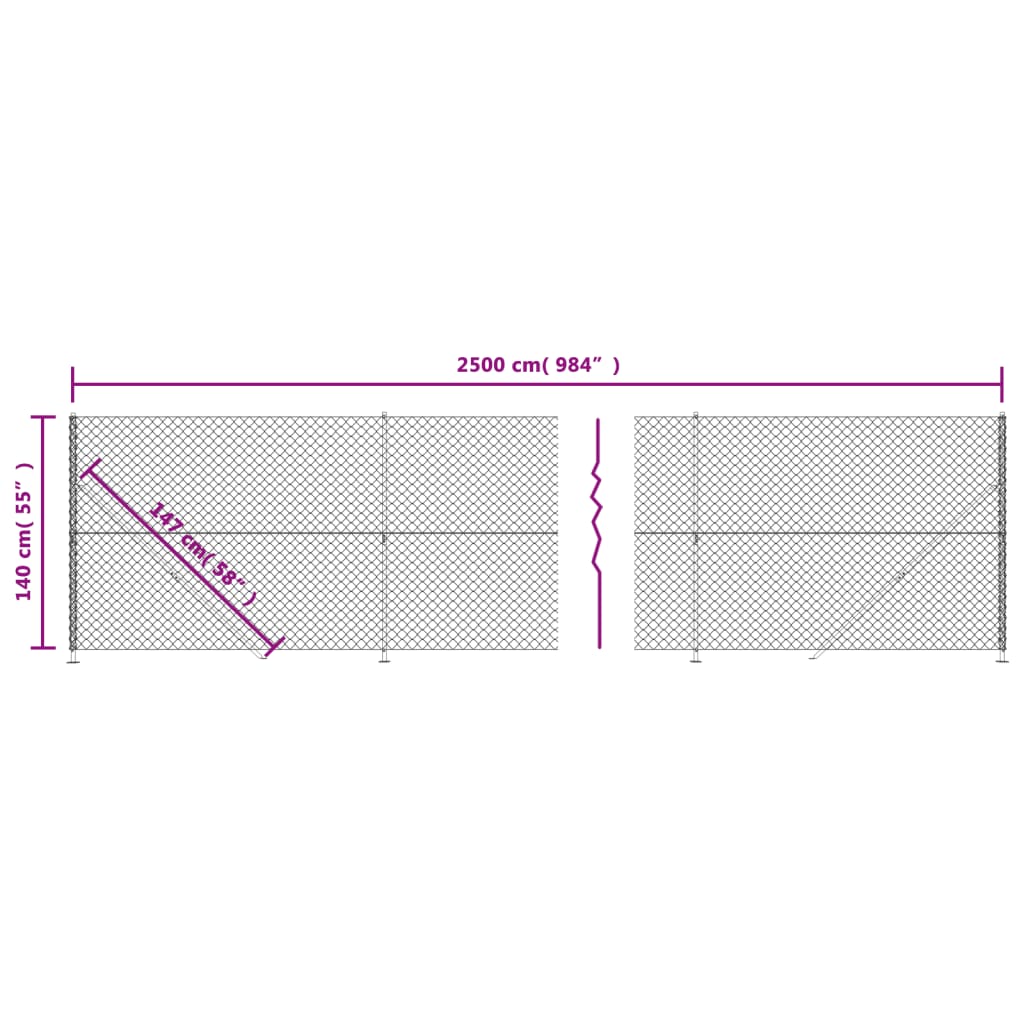 Verkkoaita laipalla vihreä 1,4x25 m