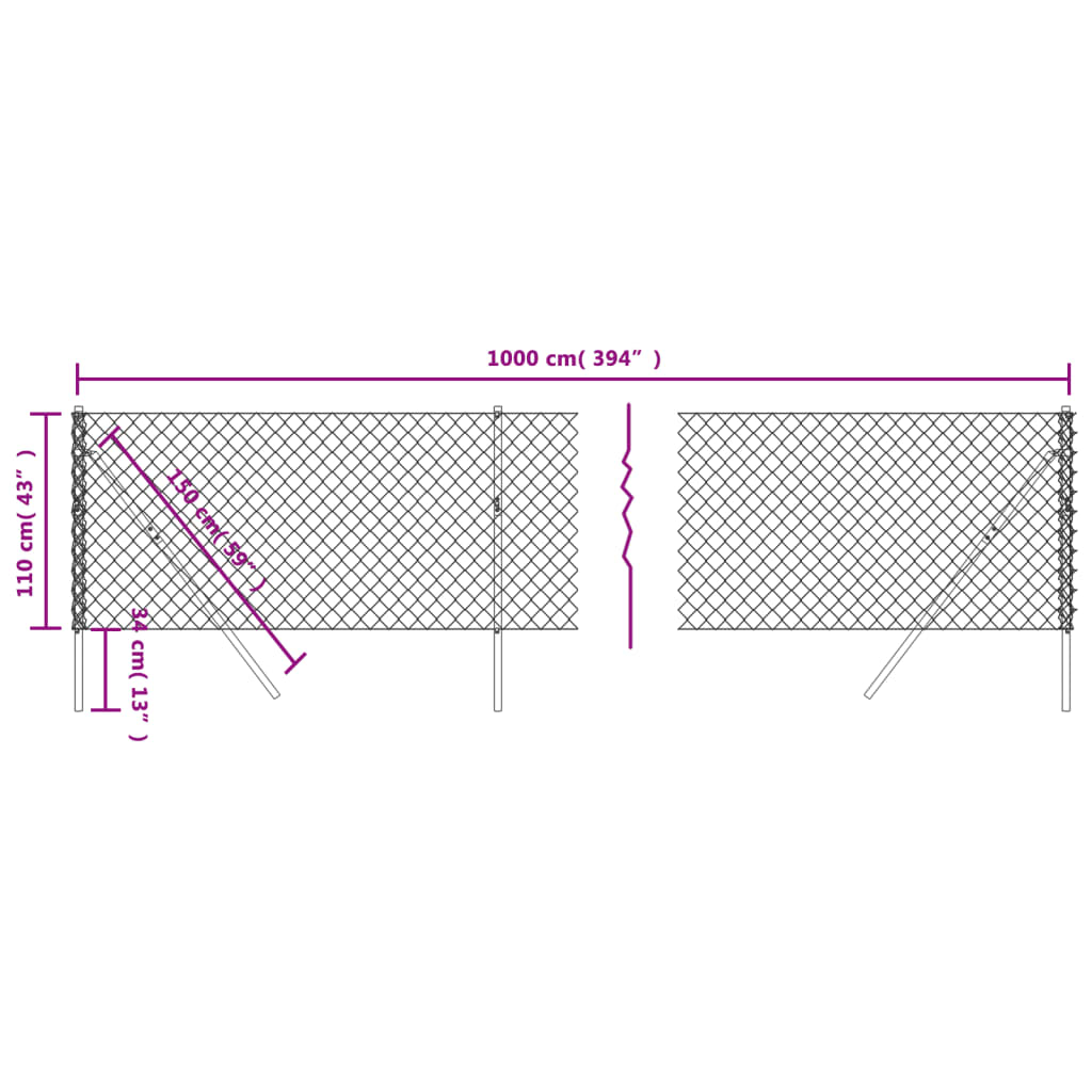 Verkkoaita hopea 1,1x10 m