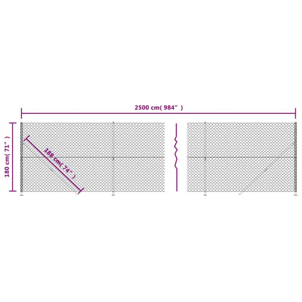 Verkkoaita laipalla hopea 1,8x25 m