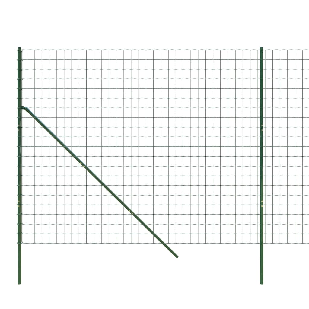 Verkkoaita vihreä 2,2x10 m galvanoitu teräs